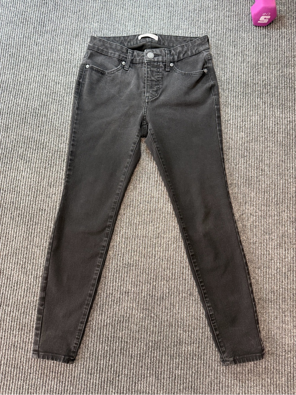 LC Lauren Conrad Super Skinny Jeans Faded Black Gray Size 4 🖤✨